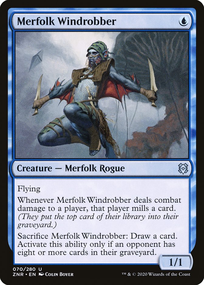 Merfolk Windrobber [Zendikar Rising] [Foil]