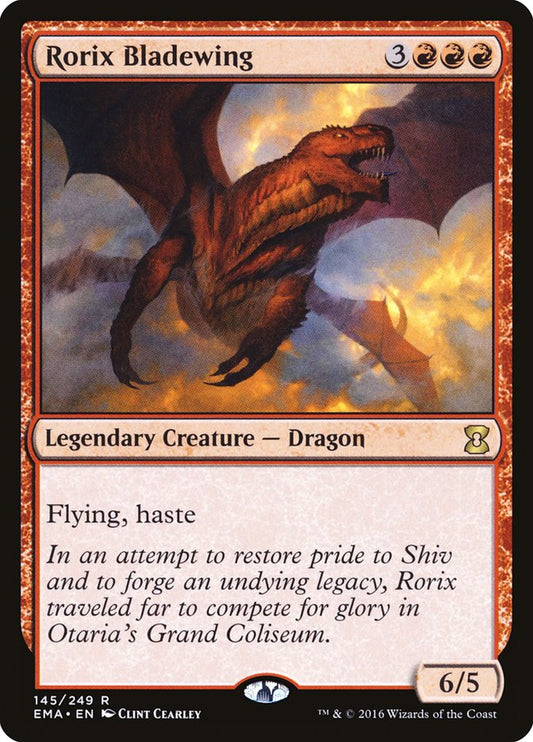Rorix Bladewing [Eternal Masters] [Foil]