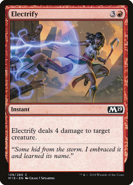 Electrify [Core Set 2019] [Foil]