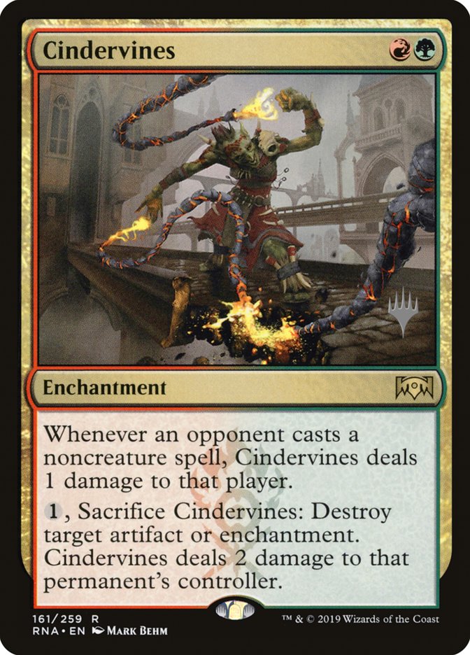 Cindervines (Promo Pack) [Ravnica Allegiance Promos] [Foil]