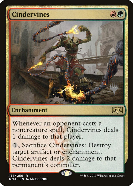 Cindervines (Promo Pack) [Ravnica Allegiance Promos] [Foil]