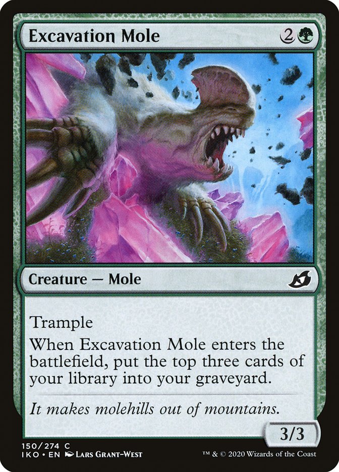 Excavation Mole [Ikoria: Lair of Behemoths] [Foil]