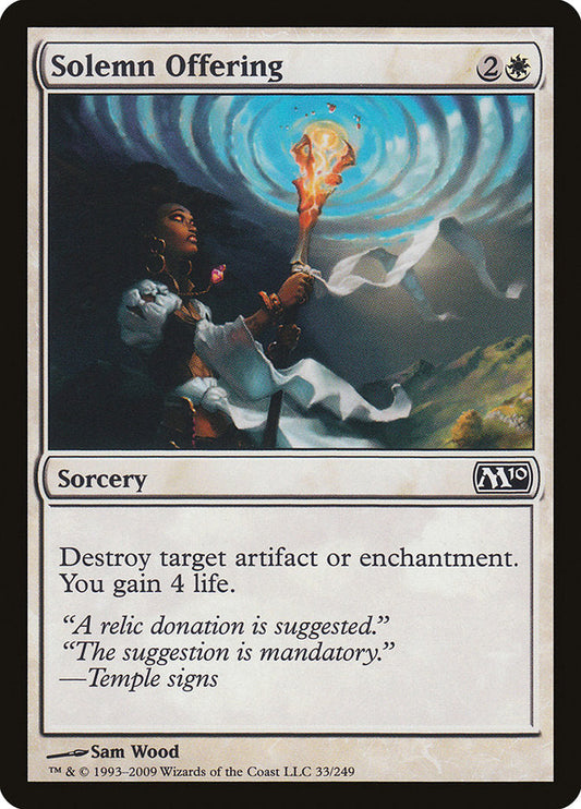 Solemn Offering [Core Set 2010]