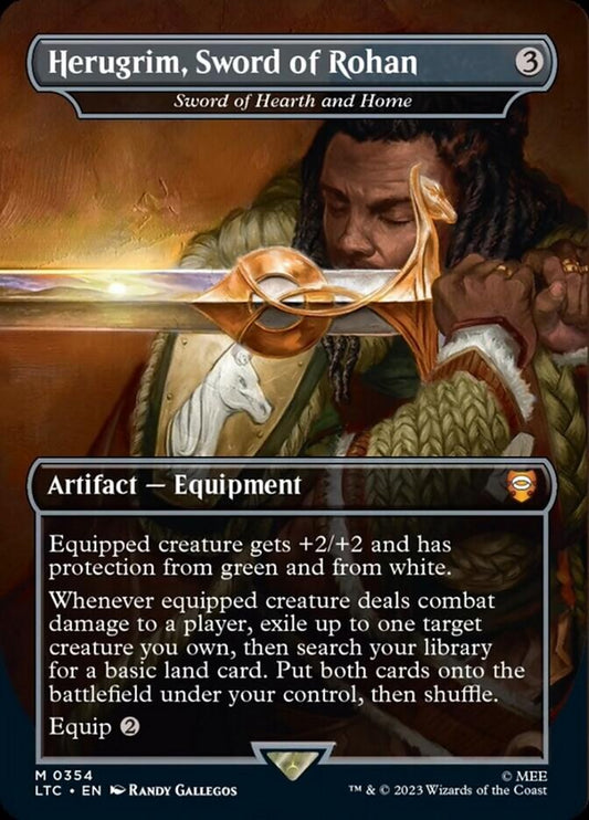 Herugrim, Sword of Rohan - Sword of Hearth and Home [The Lord of the Rings: Tales of Middle-Earth Commander] [Foil]