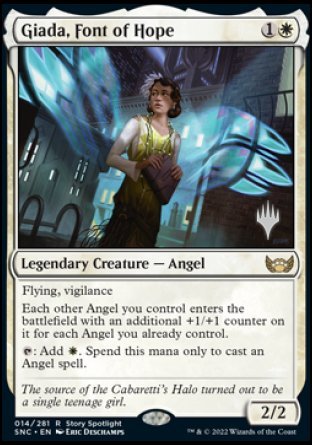 Giada, Font of Hope (Promo Pack) [Streets of New Capenna Promos] [Foil]