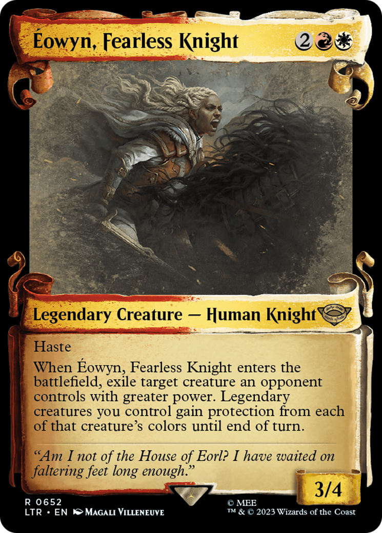 Eowyn, Fearless Knight [The Lord of the Rings: Tales of Middle-Earth Showcase Scrolls] [Foil]