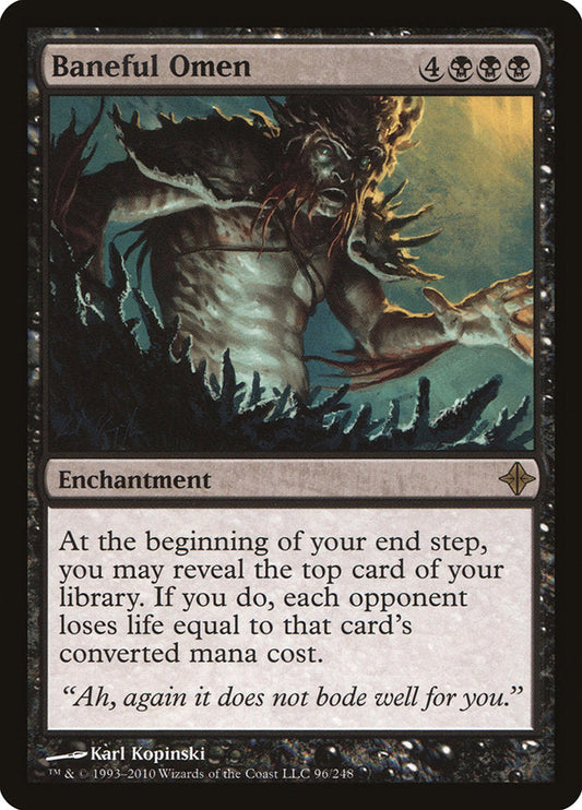 Baneful Omen [Rise of the Eldrazi] [Foil]