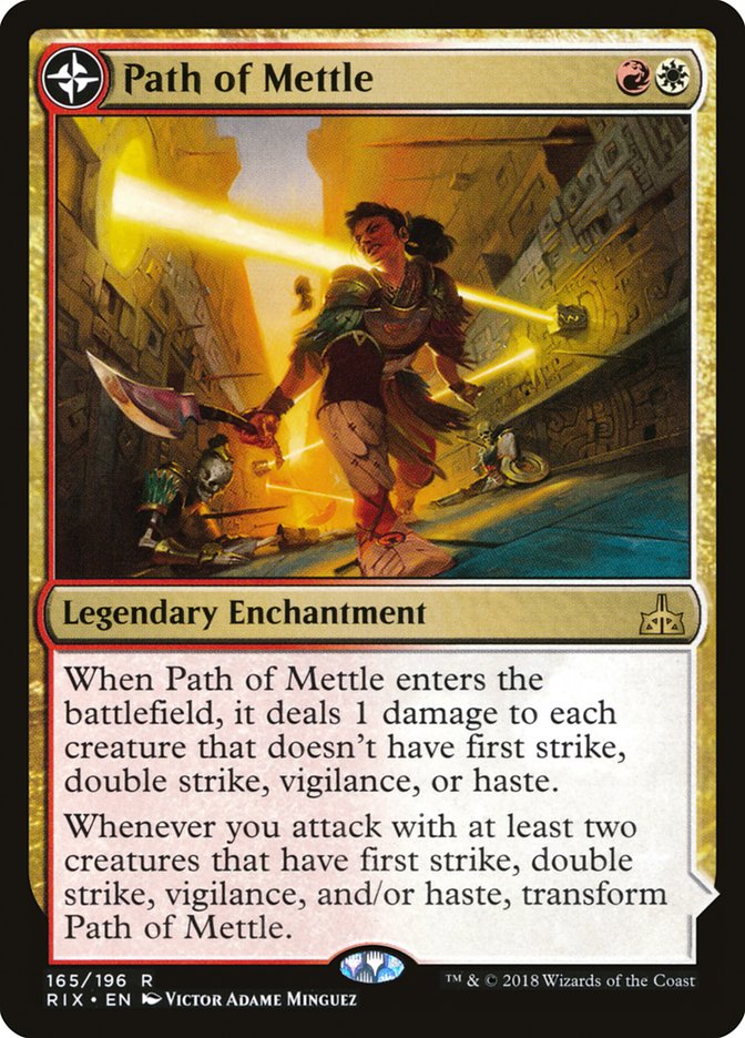 Path of Mettle // Metzali, Tower of Triumph [Rivals of Ixalan] [Foil]