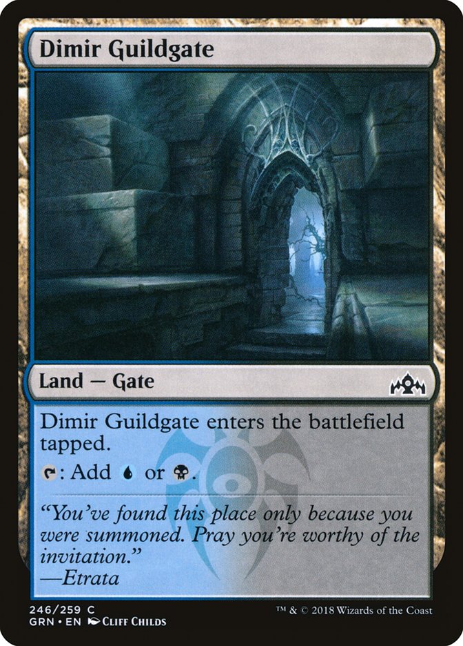 Dimir Guildgate (246/259) [Guilds of Ravnica] [Foil]