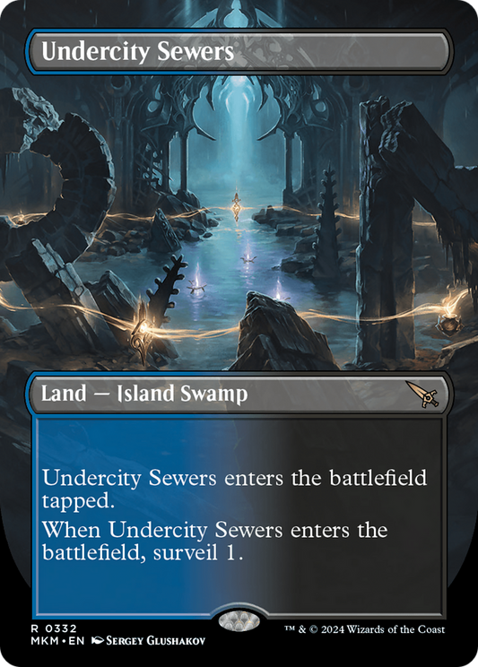 Undercity Sewers (Borderless) [Murders at Karlov Manor] [Foil]