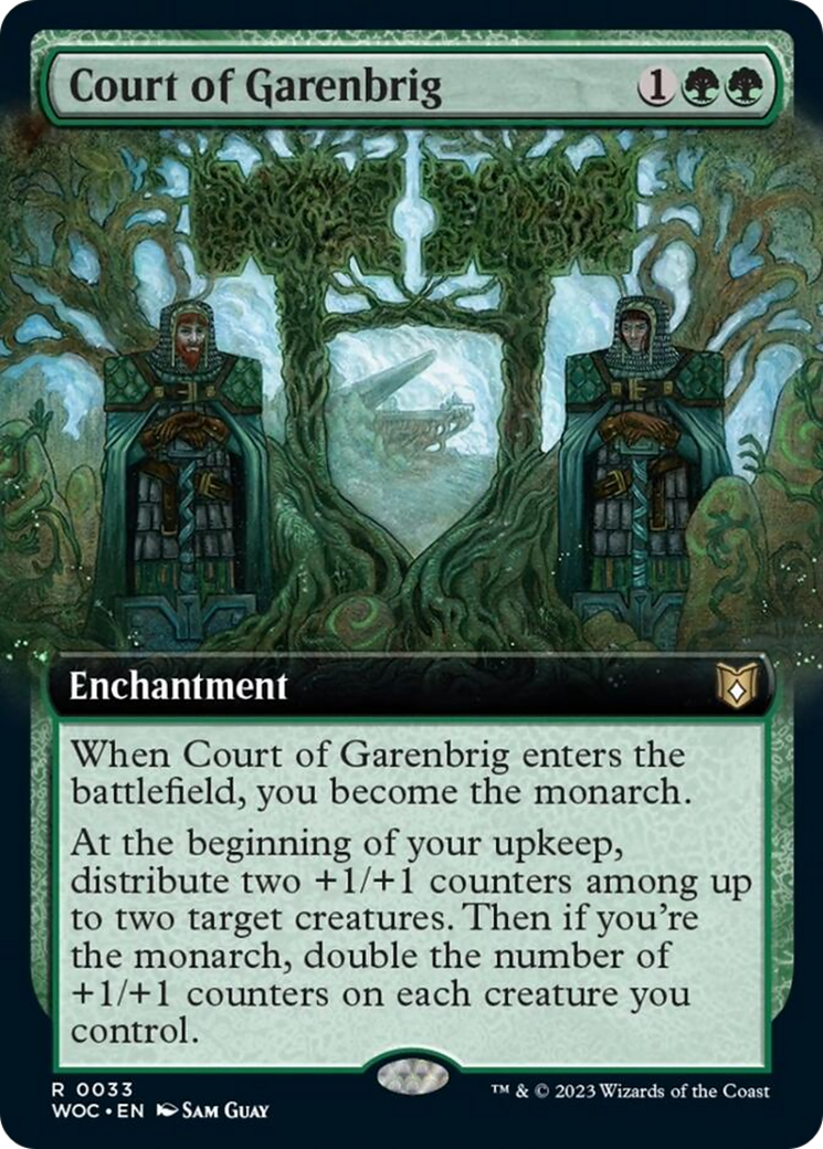 Court of Garenbrig (Extended Art) [Wilds of Eldraine Commander] [Foil]