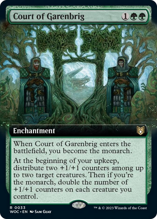 Court of Garenbrig (Extended Art) [Wilds of Eldraine Commander] [Foil]