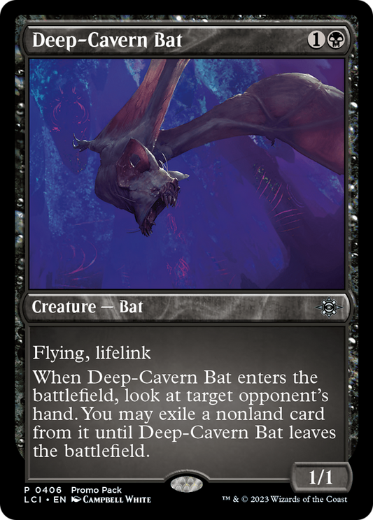 Deep-Cavern Bat [The Lost Caverns of Ixalan Promos] [Foil]