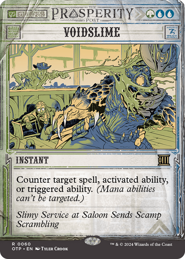 Voidslime [Outlaws of Thunder Junction: Breaking News] [Foil]