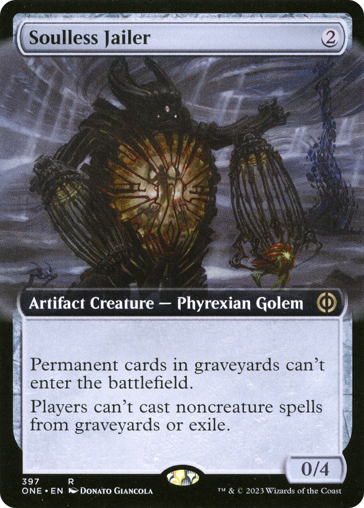 Soulless Jailer (Extended Art) [Phyrexia: All Will Be One] [Foil]