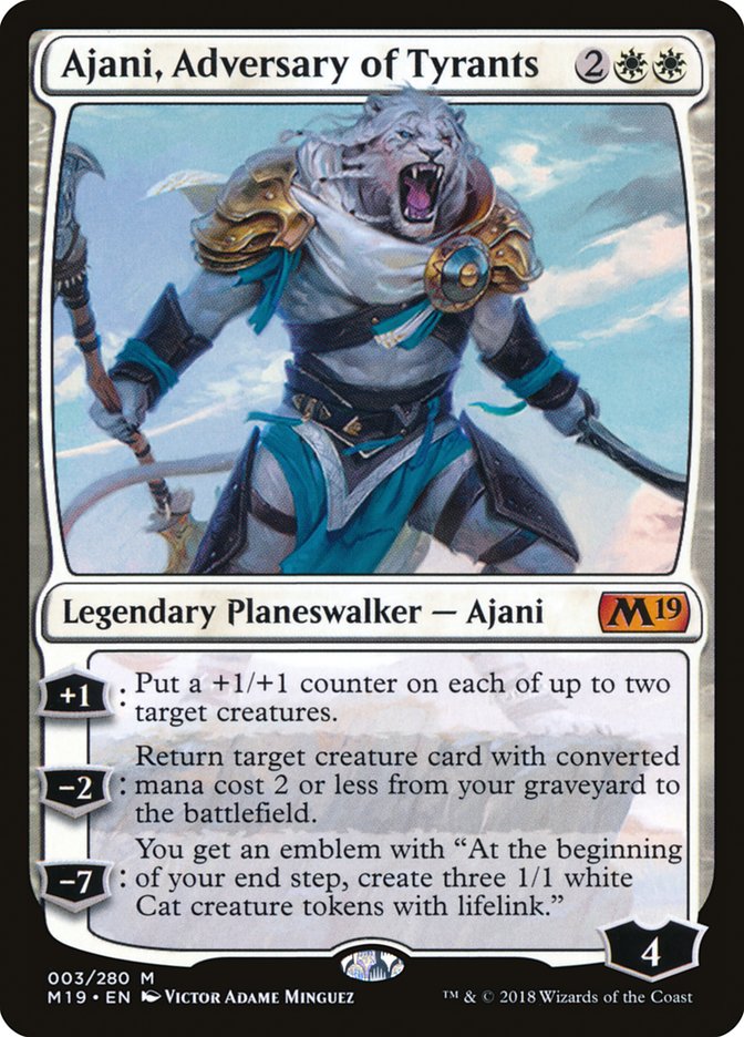 Ajani, Adversary of Tyrants [Core Set 2019] [Foil]