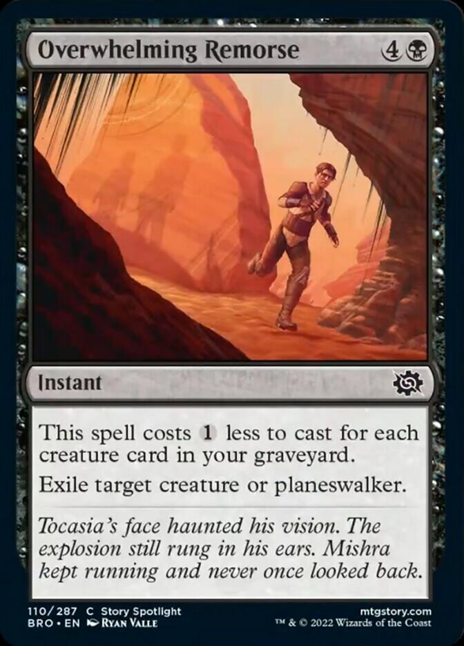 Overwhelming Remorse [The Brothers' War] [Foil]