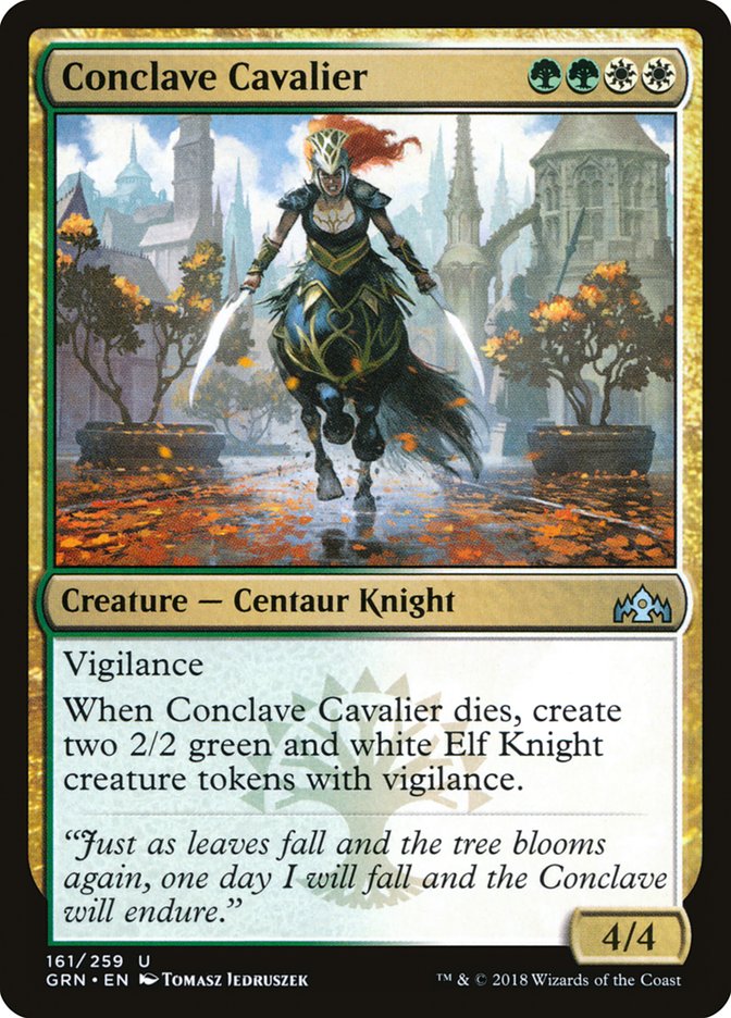 Conclave Cavalier [Guilds of Ravnica] [Foil]