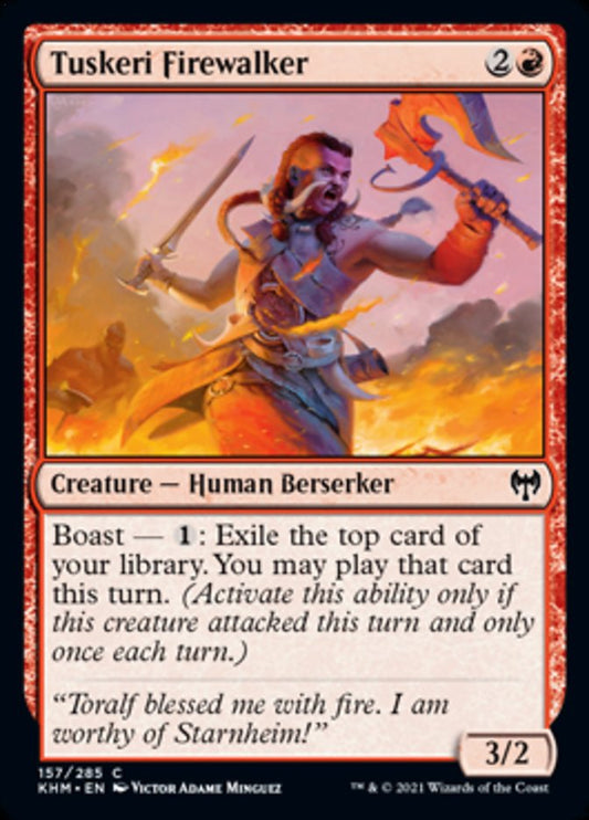 Tuskeri Firewalker [Kaldheim] [Foil]