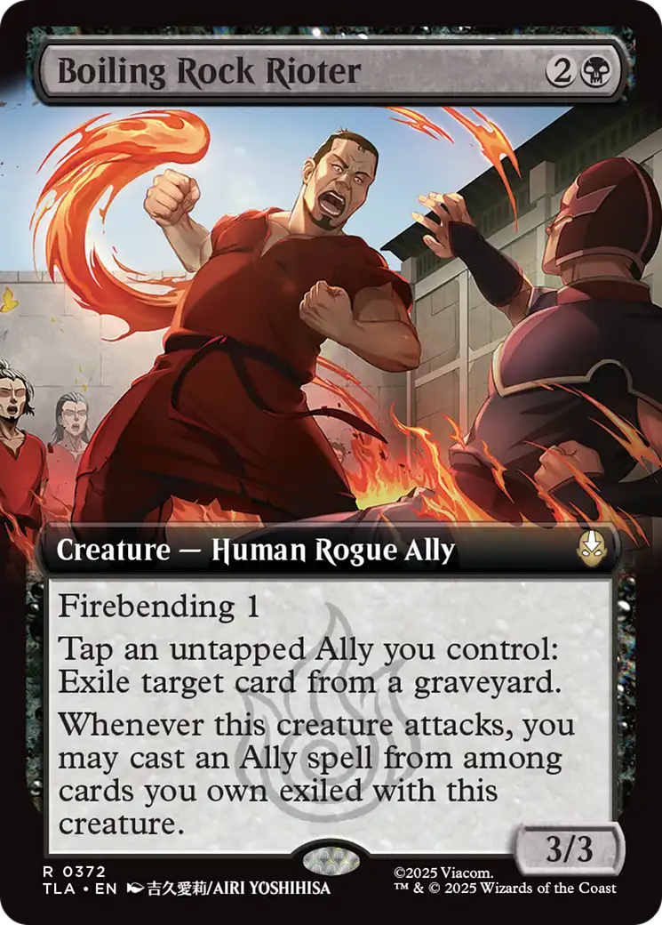 Boiling Rock Rioter (Extended Art) [Avatar: The Last Airbender] [Foil]