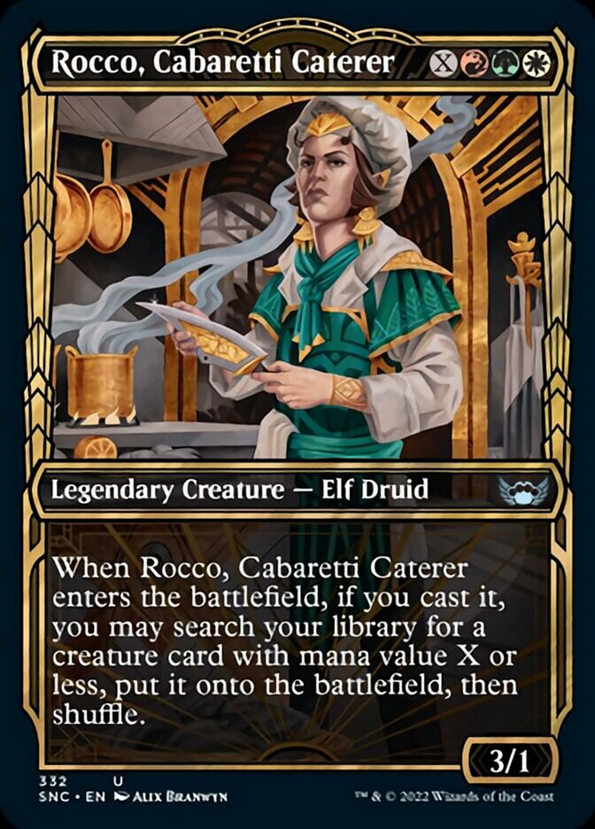 Rocco, Cabaretti Caterer (Showcase Golden Age) [Streets of New Capenna] [Foil]