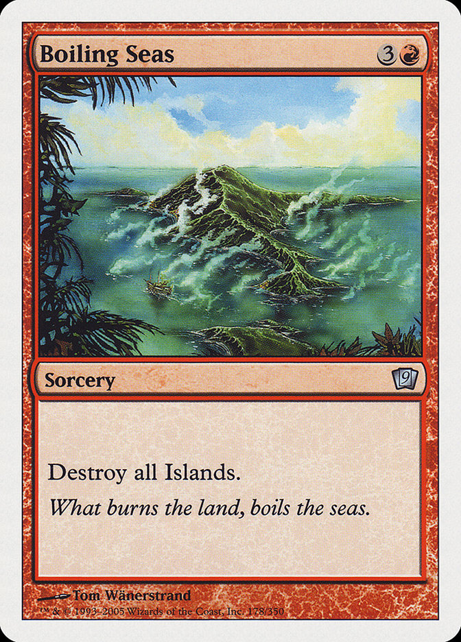 Boiling Seas [Ninth Edition] [Foil]