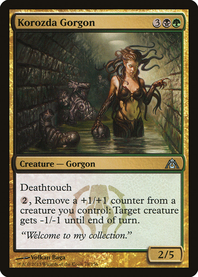 Korozda Gorgon [Dragon's Maze] [Foil]