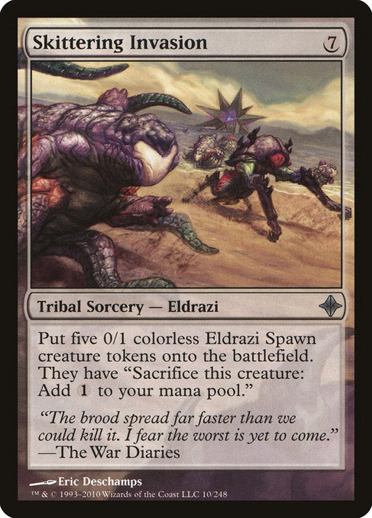 Skittering Invasion [Rise of the Eldrazi] [Foil]