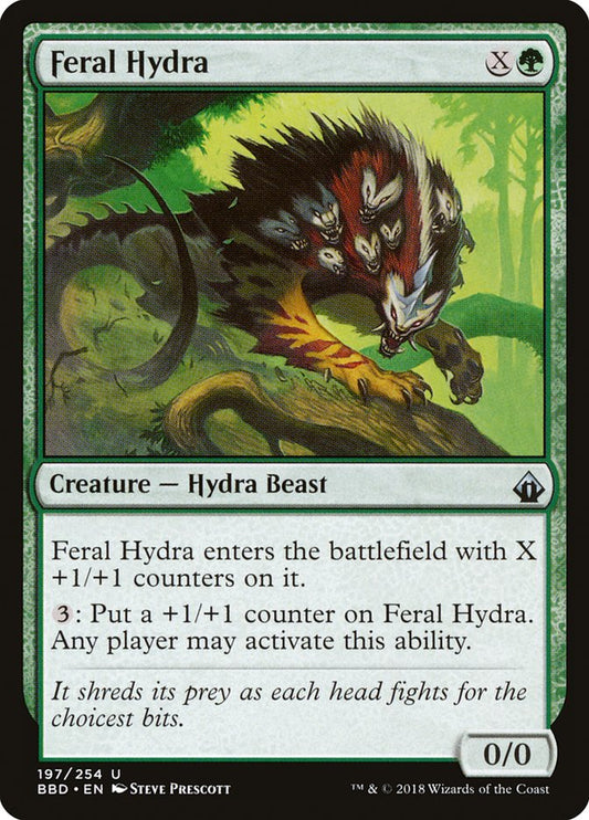 Feral Hydra [Battlebond] [Foil]