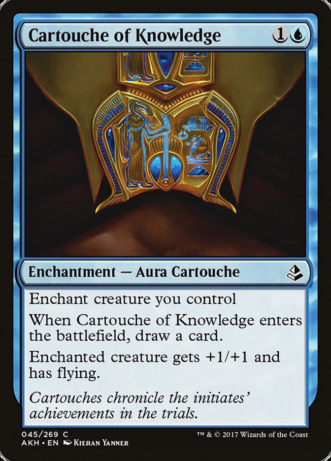 Cartouche of Knowledge [Amonkhet] [Foil]
