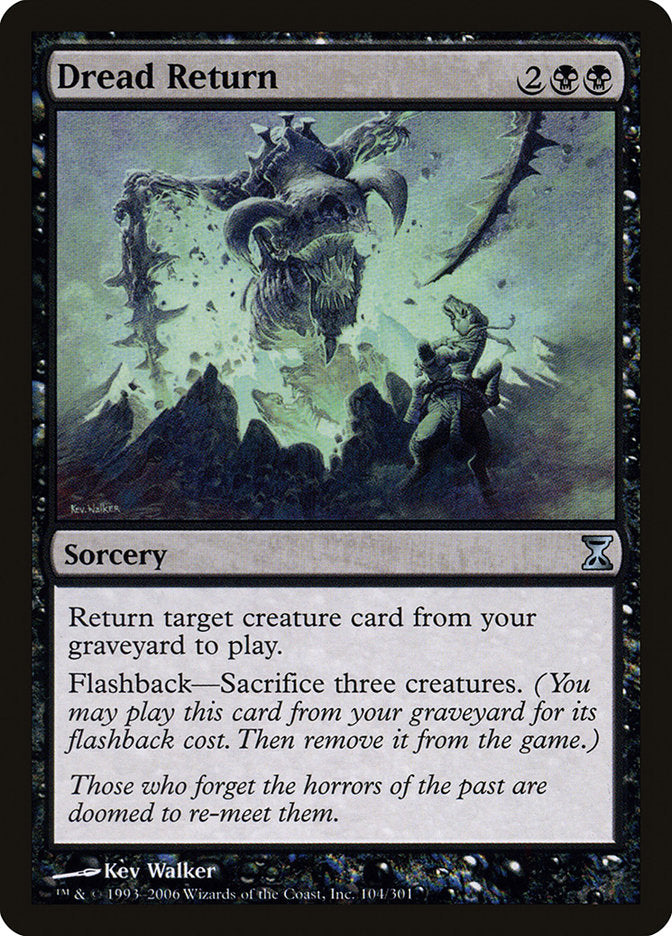 Dread Return [Time Spiral] [Foil]
