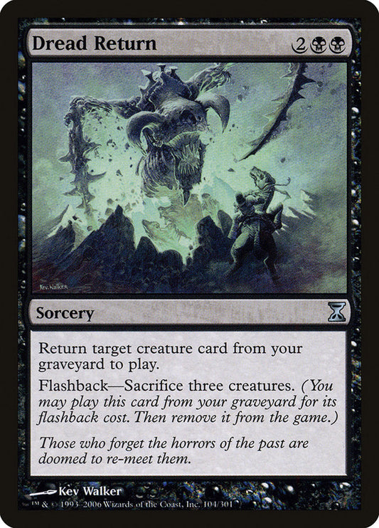 Dread Return [Time Spiral] [Foil]