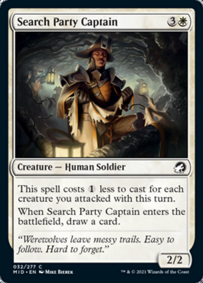 Search Party Captain [Innistrad: Midnight Hunt] [Foil]