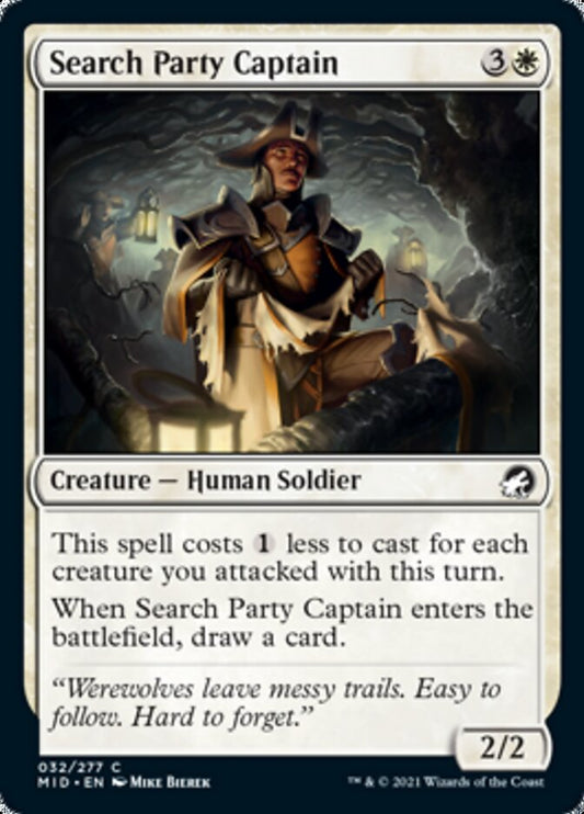Search Party Captain [Innistrad: Midnight Hunt] [Foil]