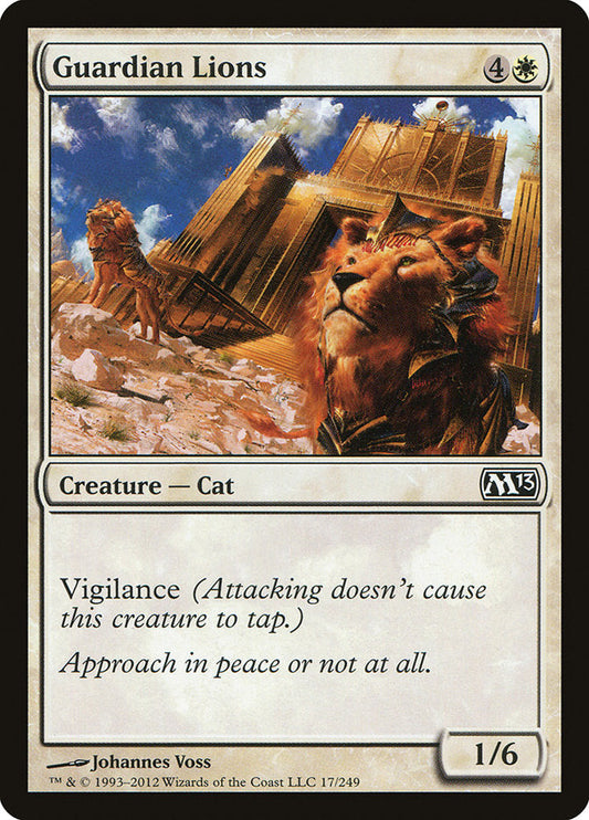 Guardian Lions [Core Set 2013] [Foil]