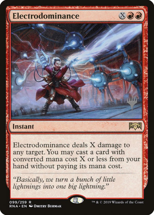 Electrodominance (Promo Pack) [Ravnica Allegiance Promos] [Foil]