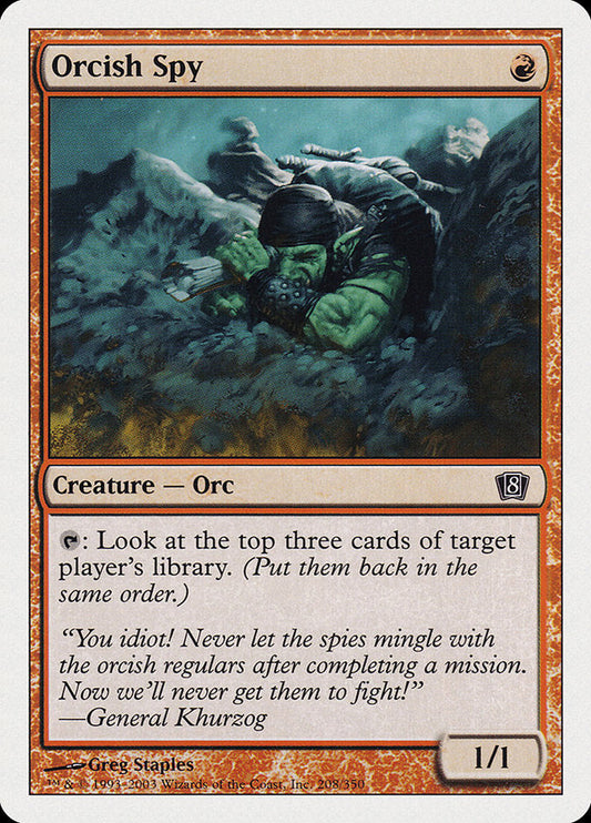 Orcish Spy [Eighth Edition] [Foil]