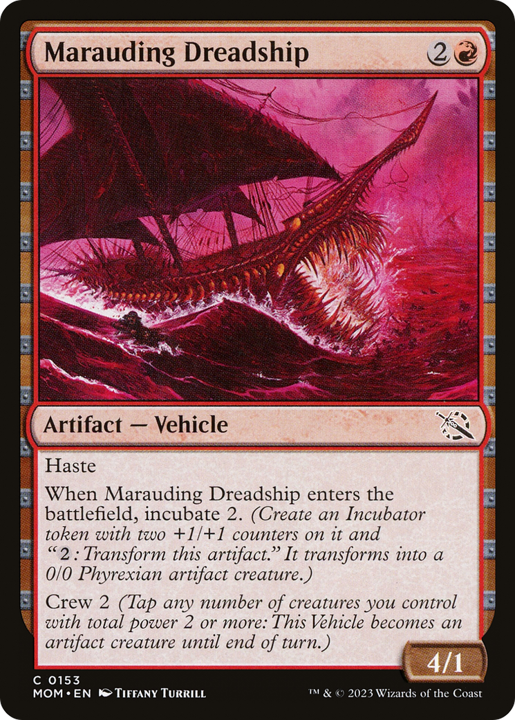 Marauding Dreadship [March of the Machine] [Foil]
