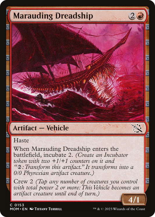 Marauding Dreadship [March of the Machine] [Foil]