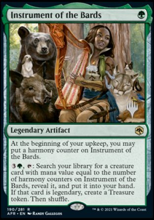 Instrument of the Bards (Promo Pack) [Dungeons & Dragons: Adventures in the Forgotten Realms Promos] [Foil]