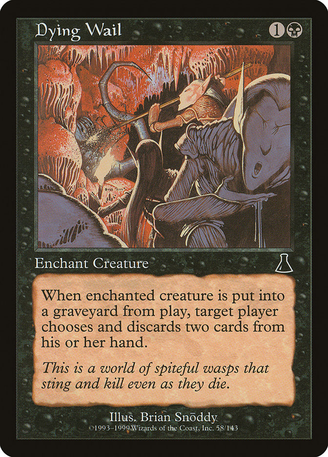 Dying Wail [Urza's Destiny] [Foil]