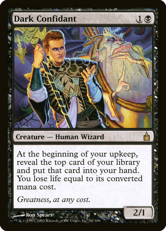 Dark Confidant [Ravnica: City of Guilds] [Foil]