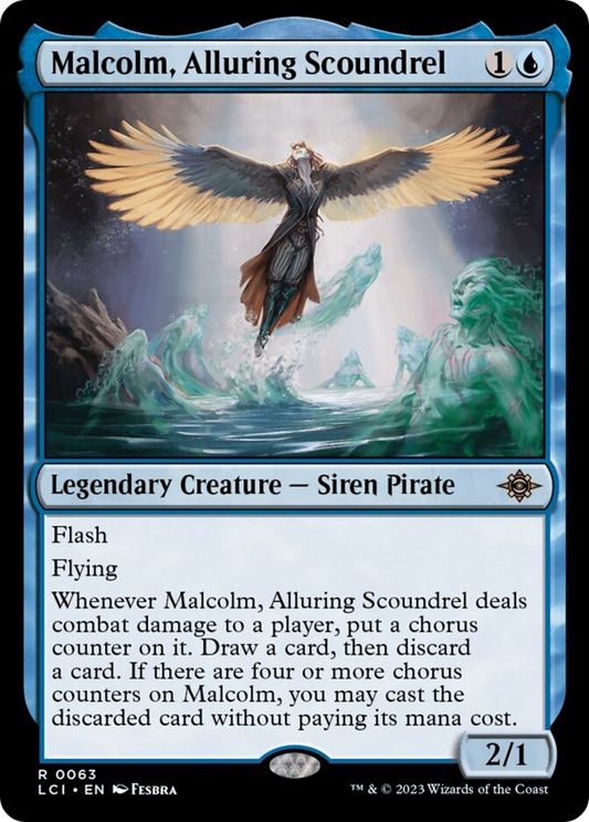 Malcolm, Alluring Scoundrel [The Lost Caverns of Ixalan] [Foil]