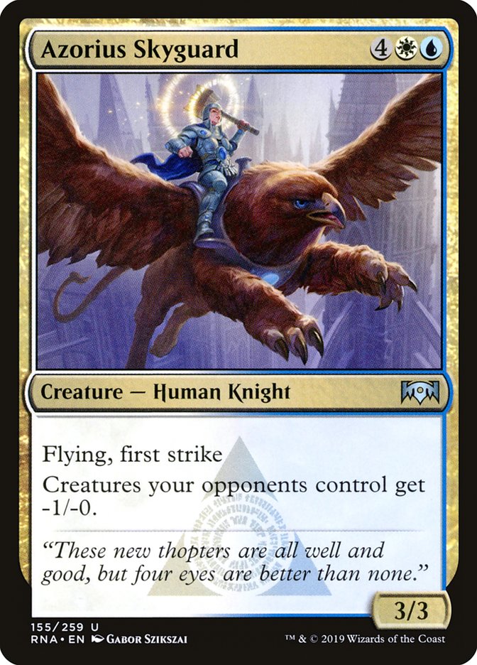 Azorius Skyguard [Ravnica Allegiance] [Foil]