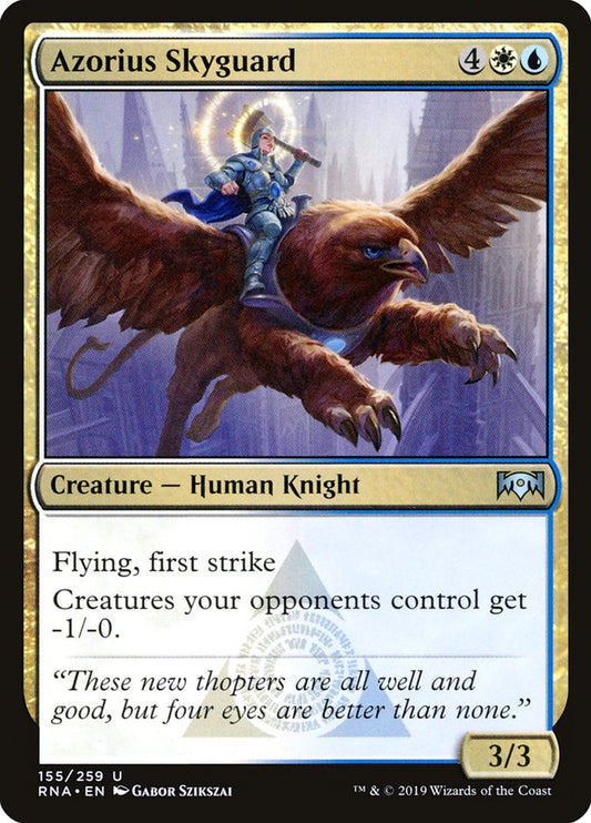 Azorius Skyguard [Ravnica Allegiance] [Foil]