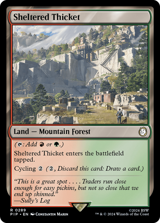 Sheltered Thicket [Fallout] [Foil]
