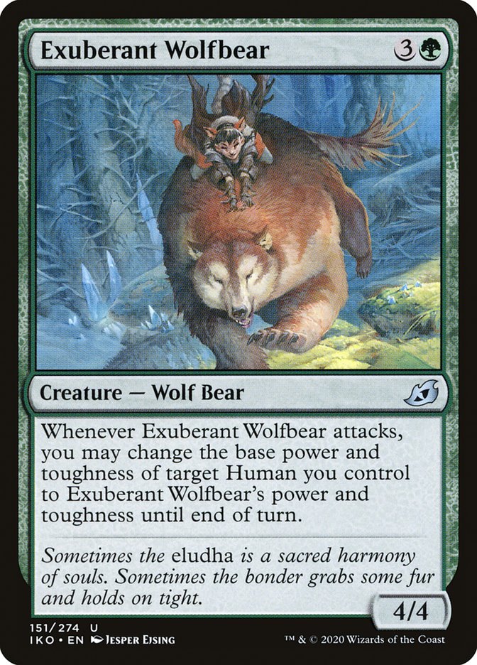 Exuberant Wolfbear [Ikoria: Lair of Behemoths] [Foil]
