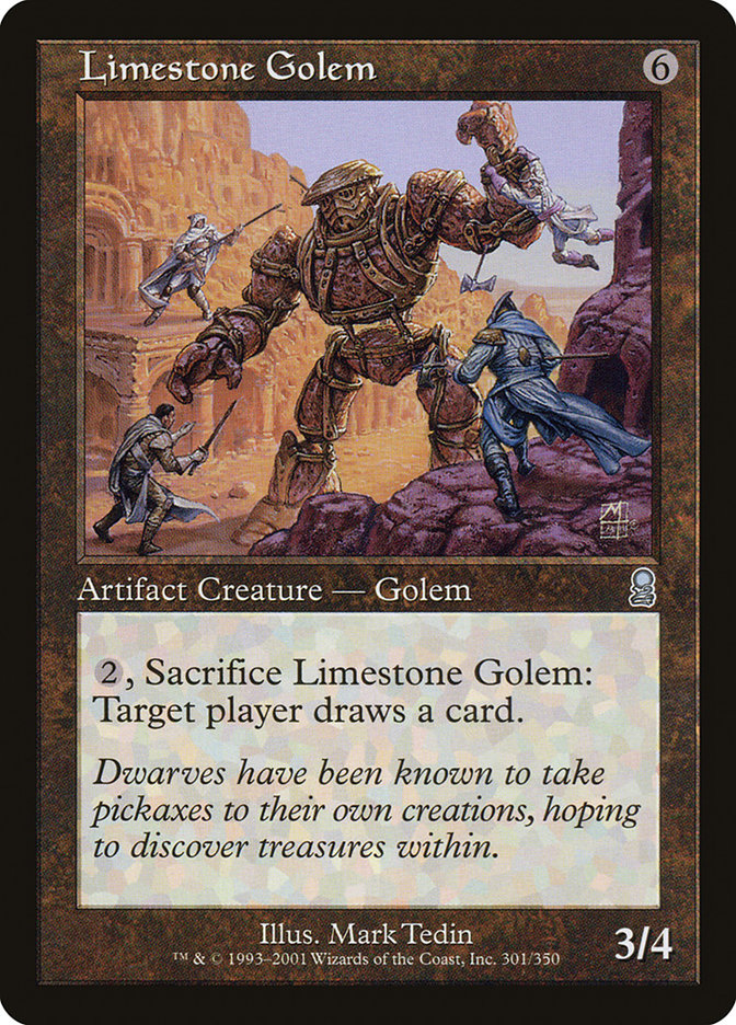 Limestone Golem [Odyssey] [Foil]