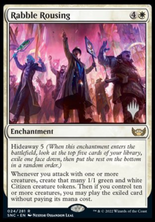 Rabble Rousing (Promo Pack) [Streets of New Capenna Promos] [Foil]