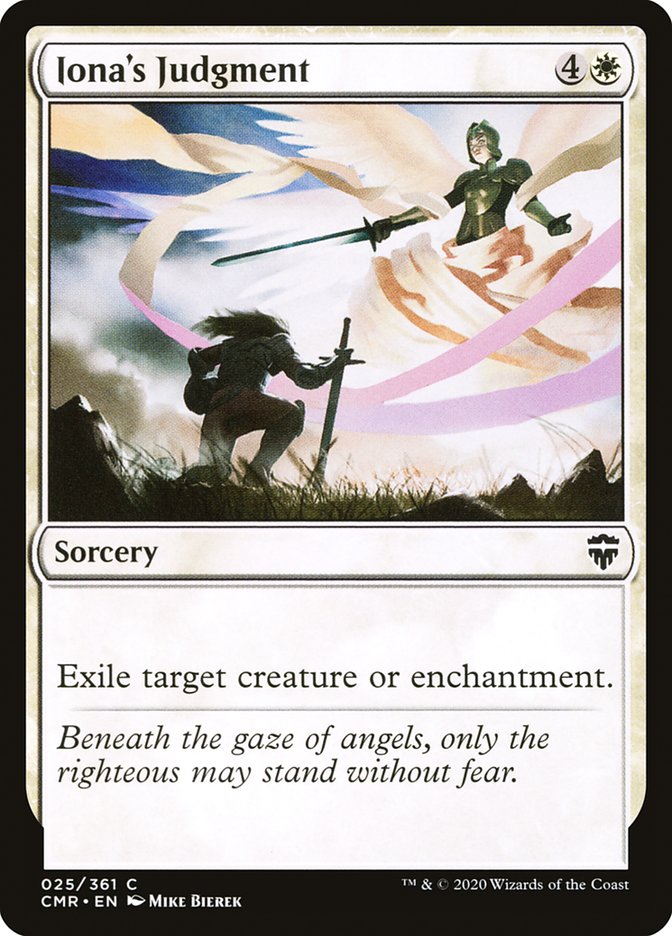 Iona's Judgment [Commander Legends] [Foil]
